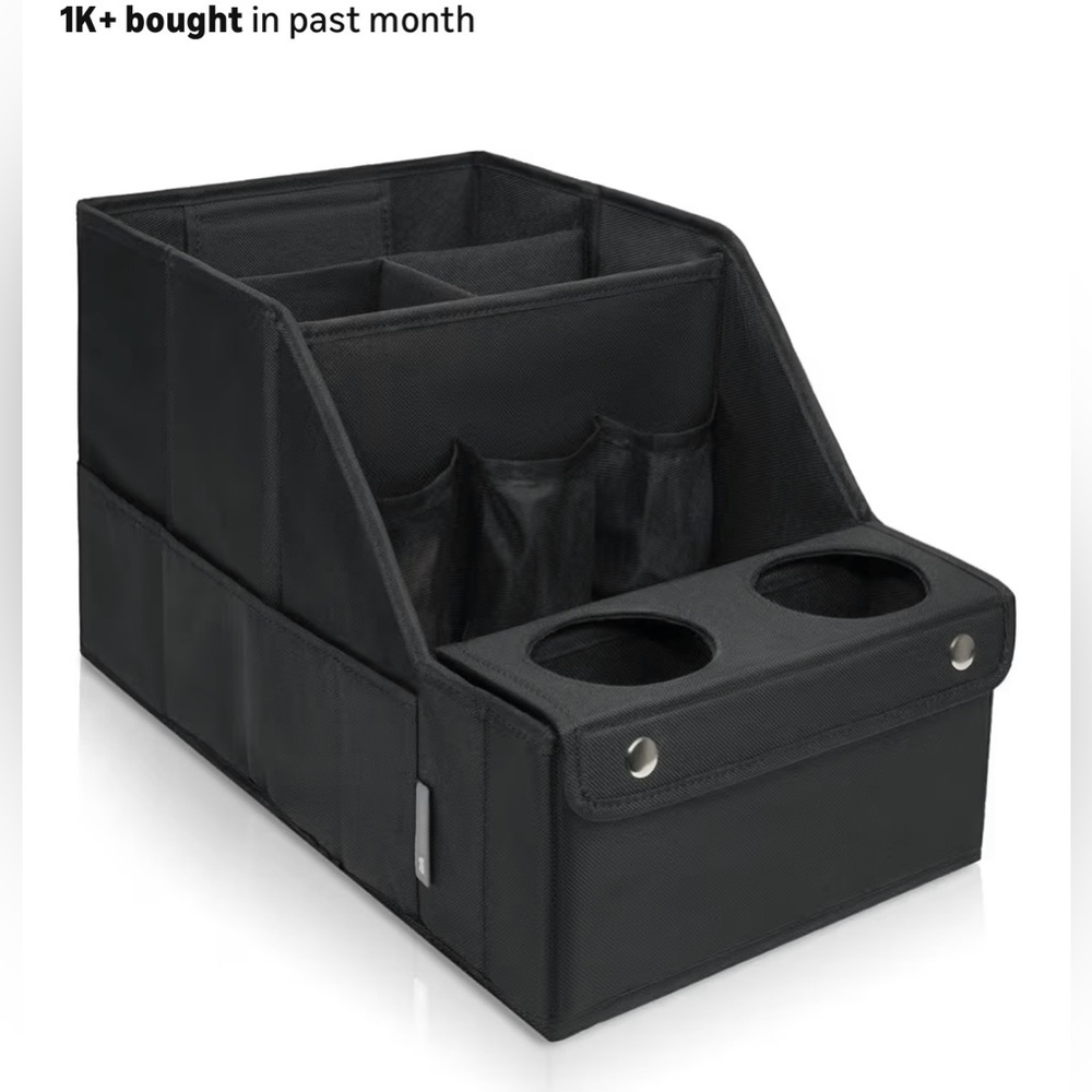 Black Car Seat Organizer